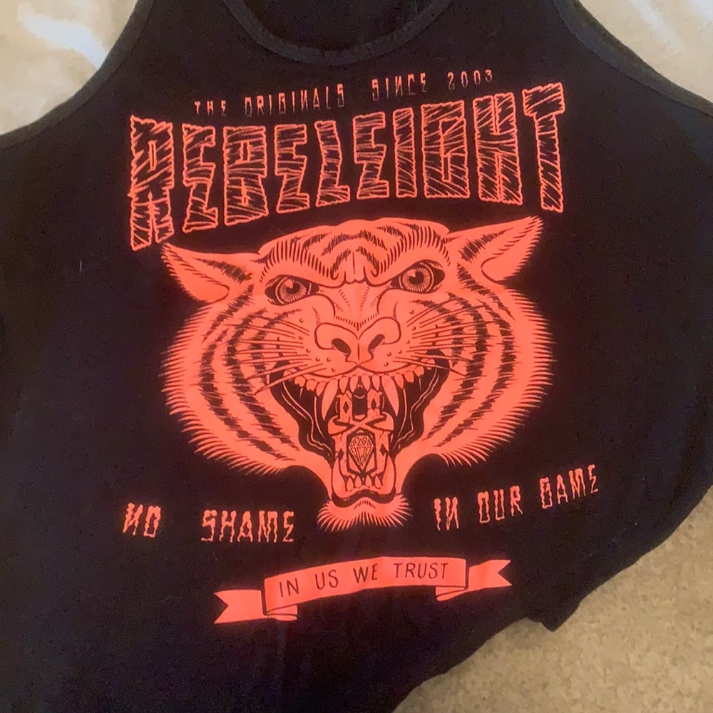 Rebel8 in us we trust tank top